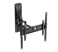 Meliconi, Slimstyle Extra XDR200400, Soporte TV Pared 32''-65'', VESA 200-300-400 x 200 y 400 en Vertical, Capacidad Máx 30 kg, Apto También para Paredes de Cartón Yeso, Doble Rotación, Made in Italy