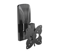 Meliconi Slimstyle Plus 100 ST Meliconi, Soporte TV Pared 14 Pulgadas-32 Pulgadas, Adecuado También para Paredes de Cartón Yeso, con inclinación y rotación Tilt&Turn, Vesa 50-75-100