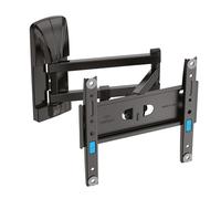 Meliconi, Slimstyle Plus 200 SDR, Soporte de Pared para TV con Brazo y Doble Rotación, Soporte para TV de Pantalla Plana de 26" a 45", Compatible con VESA 50-75-100-200, Capacidad de 25 kg, Negro