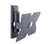 Meliconi CME ETR120, Soporte de TV para pared, Soporte de TV Inclinable, Soporte de TV Plano de 14" a 32", VESA 75-100-200x100, Capacidad de carga 20 Kg, Made in Italy, Negro