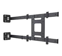 Meliconi Space System The Shape, Soporte de TV de Pared Inclinable, Soporte de TV de 55" a 82", Rotación 90°, Montaje VESA 200-300-400-600, Carga 70 Kg, Made in Italy, Negro