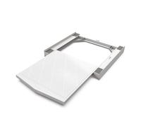 Meliconi Torre Quick, Kit de Apilamiento Lavadora Secadora con Estante | Premontado, Estante Extraíble, Cinta de Seguridad Incluida, 250kg, Made in Italy