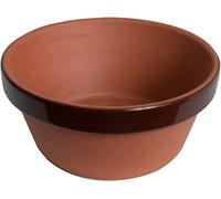 Meliflor Tiesto de Pre-Bonsai diametro 10 cm y 4,5 cm de Altura (3 und) Fabricada en España artesanalmente al Estilo Japonés con Terracota sin esmaltar. Alto Drenaje