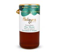 Meligyris Miel de Bosque Pino y Tomillo Creta 450g | Producto griego ecológico, salvaje, crudo, sin filtrar y 100% natural, que aporta un intenso sabor culinario