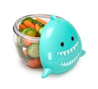 melii Contenedor de aperitivos de animales (tiburón)