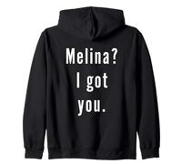 Melina? Te Tengo. Sudadera con Capucha