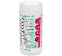 Meliseptol HBV Toallitas desinfectantes para una rápida desinfección de limpieza, caja dispensadora, 100 toallitas