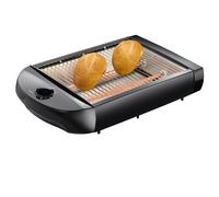 Melissa 16140145 - Tostadora plana de mesa para preparar deliciosas tostadas o rebanadas de sándwiches o panecillos crujientes, también para baguettes o inundaciones (panecillos más largos)