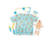 Melissa & Doug 18519 Disfraz enfermera/o para Niños, Multicolor, Talla única