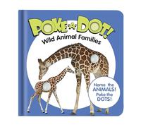 Melissa & Doug 41531 Poke-a-Dot Familias de Animales Salvajes | Libros de Actividades | 3+ | Regalo para niño o niña , english