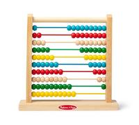 Melissa & Doug Ábaco, Juguetes de Desarrollo, Juguete clásico de Madera, Juguete Educativo Montessori, Ayuda a Aprender a Contar, Abaco Infantil, Regalo para niños y niñas de 3 4 5 6 7