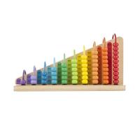 Melissa & Doug Ábaco Para Sumar Y Restar, Juguete de madera clásico, Juguete Montessori, Juego educativo, Juguete de desarollo, Regalo para niños y niñas de 3 4 5 6 7 8 años
