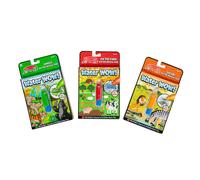 Melissa & Doug Agua Wow! Para llevar, reutilizable, para colorear con agua, paquete de 3 blocs de actividades, Jungle Safari Farm - Libros para