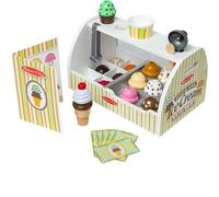 Melissa & Doug Banquete De Helados - Juego De Heladería De Madera