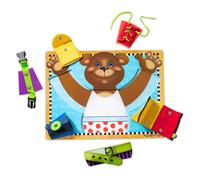 Melissa & Doug Básico Habilidades Tablero - Sensorial Early Desarrollo Tablero