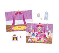 Melissa & Doug Álbum de pegatinas autoadhesivas reutilizables, Castillo de Princesas, Pasatiempos para niños y niñas, Cuaderno de actividades y juegos creativos, Regalo adecuado para niños y niñas 3+
