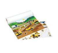 Melissa & Doug Cuaderno de Pegatinas Reutilizables, Vehículos, Pasatiempos para niños y niñas de 3, 4, 5 años, Libro de actividades para el viaje, Bloc de autoadhesivos extra grande