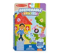 Melissa & Doug Blue's Clues & You! Bloc de Pegatinas Reutilizables - Los Lugares que Blue Ama