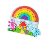 Melissa & Doug Blue's Clues & You! Rompecabezas Apilable del Arco Iris, de Madera (9 Piezas)