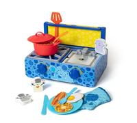 Melissa & Doug Blue's Clues & You! Set de Juego de Cocina en Madera (42 Piezas)