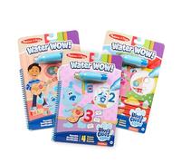 Melissa & Doug Blues Clues & You! Water Wow! - Bloc de Actividades de Viaje Revela-con-Agua, Paquete de 3- Alfabeto, Contar, Formas
