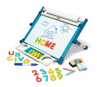 Melissa & Doug- Deluxe Double-Sided Tabletop Easel Caballete de Tablero Magnético (12790) , color/modelo surtido