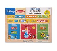 Melissa & Doug Calendario Diario magnético de Mickey Mouse de Disney