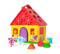 Melissa & Doug Casa de madera portátil, Blue's Clues & You, Juguetes de desarrollo, Juego educativo,Juguete de madera, Montessori, 18 meses