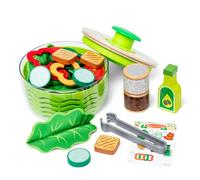 Melissa & Doug - Juego de mezcladora de Ensalada, Alimentos de Juguete para niños y niñas de a Partir de 3 años