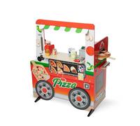 Melissa & Doug - Centro de Actividades con camioneta de Pizza de Madera, con Alimentos de Juguete, para niños y niñas de a Partir de 3 años