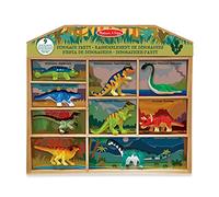Melissa & Doug - Colección de 9 de dinosaurios miniatura, Dinosaur Party Play Set ( 12666) , Modelos/colores Surtidos, 1 Unidad