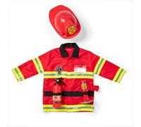 Melissa & Doug - Disfraz Bombero Niño y Niña de 3 a 6 Años, con Casco, Chaqueta, Extintor y Más - 6075173 - Juguetes Niños 3 Años + - Regalo Niño 3 Años + - Juegos Infantiles