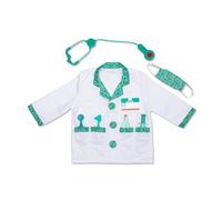 Melissa & Doug | Disfraz De Doctor | Juego de simulación | Estimula la imaginación y creatividad | Regalo fantástico para niñas y niños
