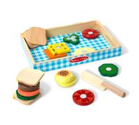 Melissa & Doug - Houten Broodjesset Doen alsof spelen Houten speelgoed Mon