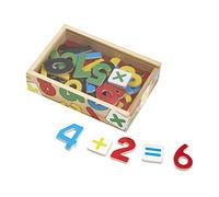 Melissa & Doug Imanes de Madera con 20 números, Juego magnético con números, Juguete de desarollo, Juego Creativo de Madera, Regalo para niños y niñas de 3 4 5 6 7 años