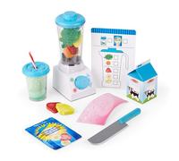 Melissa & Doug Juego de batidora para Smoothie,Comida de Juguete de Madera para niños, Juguetes De Imitación, 3+, Regalo para Niño O Niña