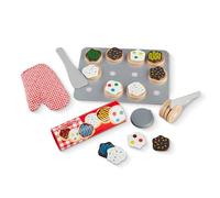 Melissa & Doug Juego de galletas de madera, Juguete de madera Montessori, Juego creativo, Comida de madera de calidad superior, Juego de imitación, Regalo para niños o niñas de 3 4 5 6 7 8 años