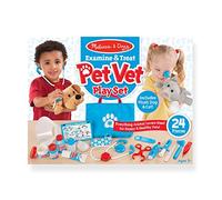 Play - Juego de imitación veterinario con perro y gato de peluche ㅤ