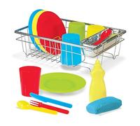 Melissa & Doug Let’s Play House! Wash & Dry Dish Set