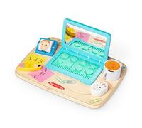 Melissa & Doug Tablero de Actividades de Escritorio de Madera para Trabajar y Jugar, Juego sensorial de exploración y Desarrollo, 12 a 24 Meses, Regalo para bebés y niños pequeños