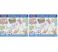 Melissa & Doug- Jumbo 50-Page Bloc de Colorear, Color surtido (Melissa&Doug 14226) (Paquete de 2)