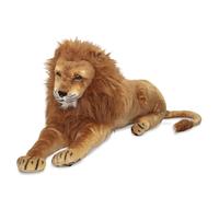 Melissa & Doug Leon de Peluche Gigante, Decoración para el Cuarto de niños o guardería, Regalo para niños y niñas de Todas Las Edades, Calidad óptima, Juguete Animal Suave