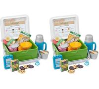 Melissa & Doug Let's Explore Camp Cooler, Nevera portátil para niños con Accesorios, Juego Creativo de simulación, Comida de Juguete, Regalo para niños y niñas de 3 4 5 6 7 años (Paquete de 2)