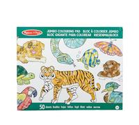 Melissa & Doug Libro gigante para colorear - animales, Juegos creativos, Actividades creativas para niños, Libro de actividades, Juegos creativos, Pasatiempos para niñas y niños de 3 4 5 6 7 años