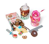 Melissa & Doug Make a Shake - Haz un batido en un Tarro con el Juego de imitación Reutilizable de Comida para niños y niñas de a Partir de 3 años