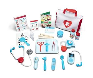 Melissa & Doug | Maletín de médico para niños | Juego de imitación | Juego de doctor | 25 piezas | Regalo para niños y niñas | 3+ a ños