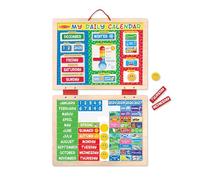 Melissa & Doug Mi Primer Calendario Magnético, Diario de Madera para Niños, Juguetes de Madera, Tablero de Calendario para el Desarrollo, Juguete Educativo, 3+, Regalo para Niño o Niña