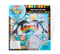 Melissa & Doug - Mosaico, Stained Glass - Dolphins (19291)