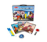 Melissa & Doug On The Go - Juego Deluxe de Actividades de descifrador de Mensajes Secretos (Juguete de Misterio de un Super Sabueso, más de 50 Actividades) - Certificados FSC