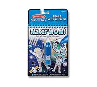 Melissa & Doug On The Go Water Wow! El Espacio: Bloc de Actividades Reutilizables Revela-con-Agua sin-desorden - Certificados FSC